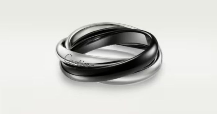 CLASSIC TRINITY RING IN CERAMIC